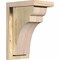 Ekena Millwork Yorktown Rough Sawn Corbel w/Backplate, Douglas Fir, 6"W x 8"D x 12"H COR06X08X12YOR01RDF - alternate 1